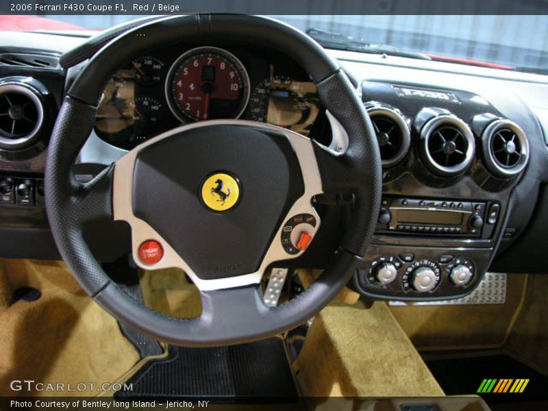 Red / Beige 2006 Ferrari F430 Coupe F1