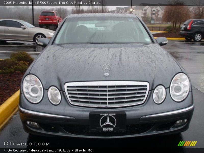 Flint Grey Metallic / Charcoal 2005 Mercedes-Benz E 500 Sedan