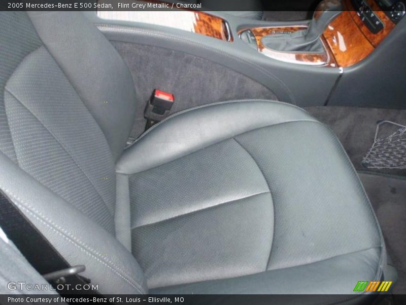 Flint Grey Metallic / Charcoal 2005 Mercedes-Benz E 500 Sedan