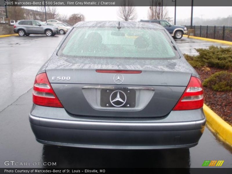 Flint Grey Metallic / Charcoal 2005 Mercedes-Benz E 500 Sedan