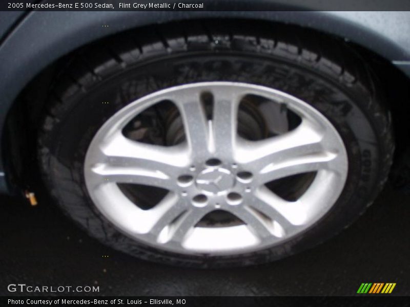 Flint Grey Metallic / Charcoal 2005 Mercedes-Benz E 500 Sedan