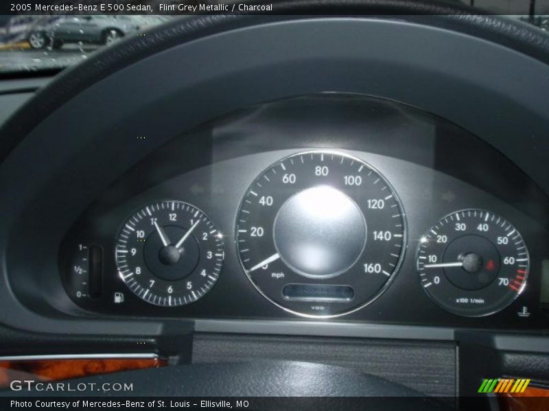 Flint Grey Metallic / Charcoal 2005 Mercedes-Benz E 500 Sedan