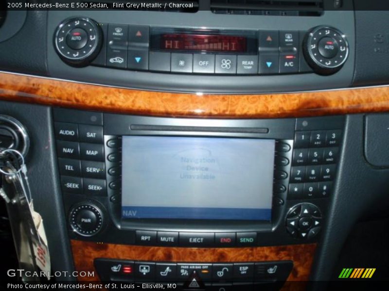 Flint Grey Metallic / Charcoal 2005 Mercedes-Benz E 500 Sedan