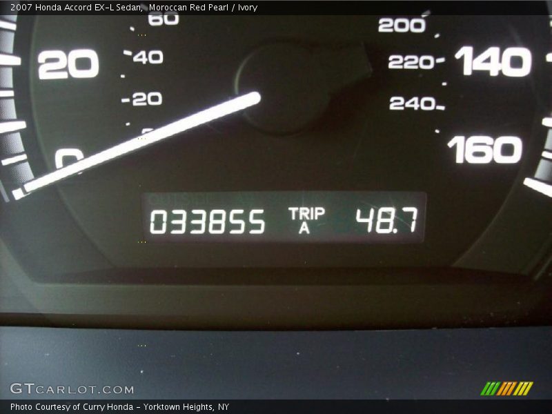 Moroccan Red Pearl / Ivory 2007 Honda Accord EX-L Sedan