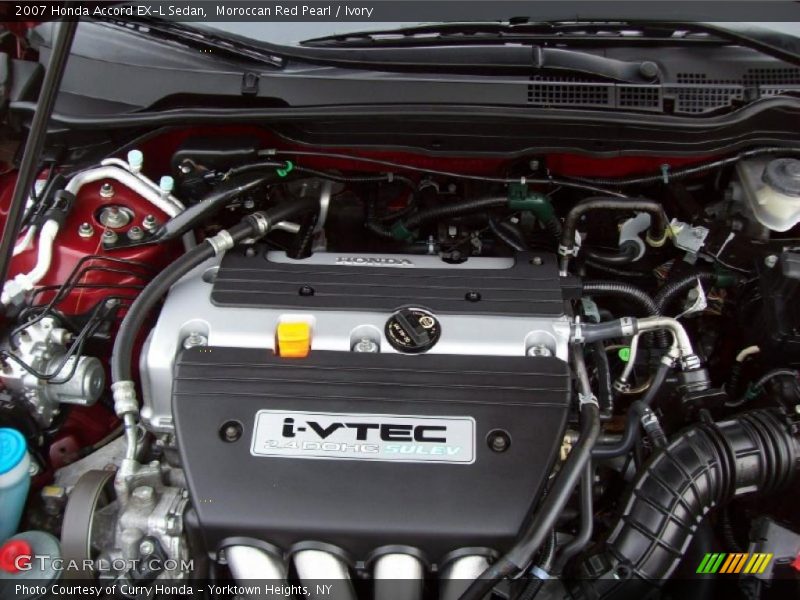 Moroccan Red Pearl / Ivory 2007 Honda Accord EX-L Sedan