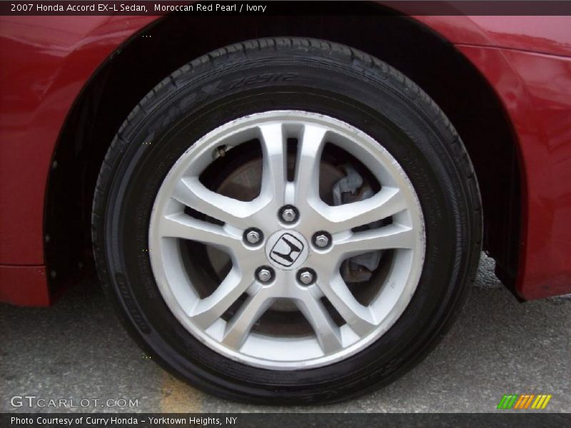 Moroccan Red Pearl / Ivory 2007 Honda Accord EX-L Sedan