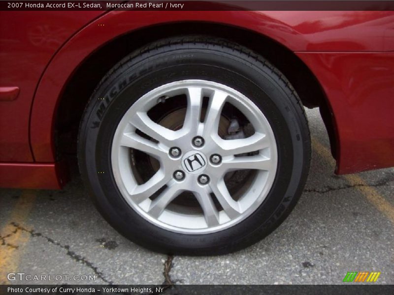 Moroccan Red Pearl / Ivory 2007 Honda Accord EX-L Sedan