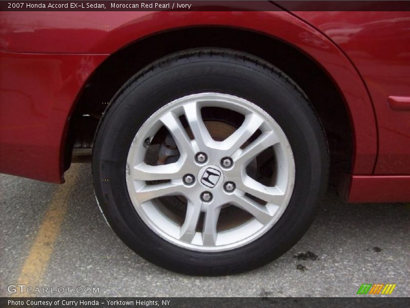 Moroccan Red Pearl / Ivory 2007 Honda Accord EX-L Sedan