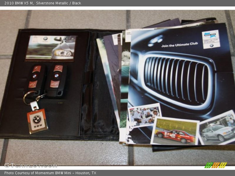 Silverstone Metallic / Black 2010 BMW X5 M
