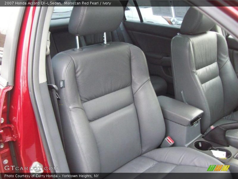 Moroccan Red Pearl / Ivory 2007 Honda Accord EX-L Sedan