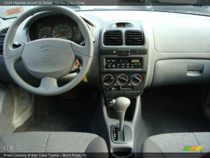 Stormy Gray / Gray 2004 Hyundai Accent GL Sedan