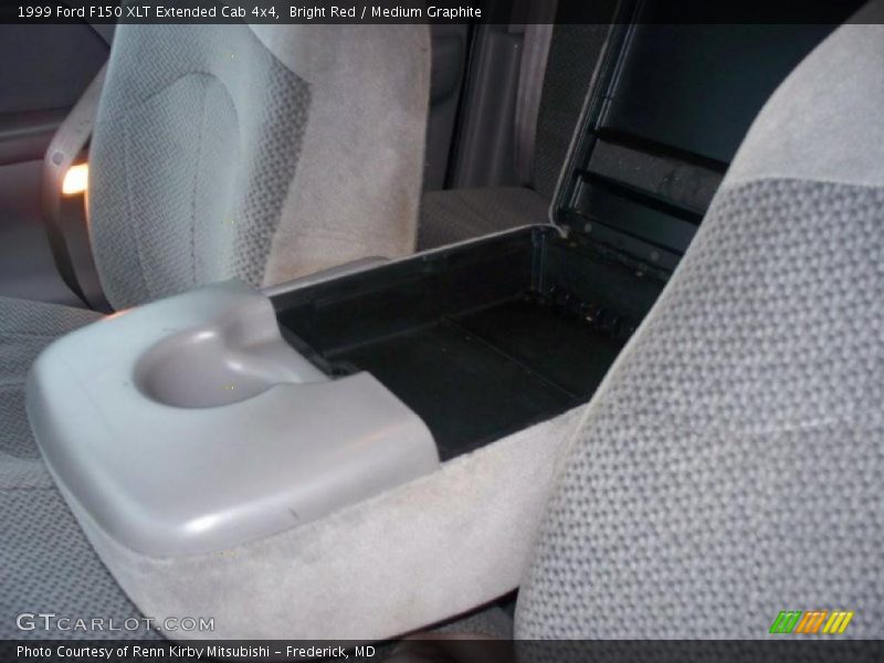 Bright Red / Medium Graphite 1999 Ford F150 XLT Extended Cab 4x4
