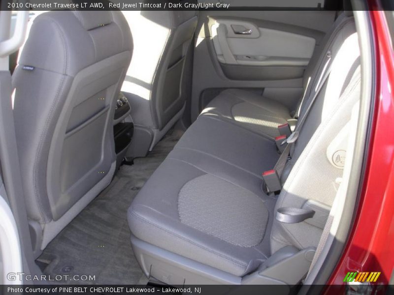 Red Jewel Tintcoat / Dark Gray/Light Gray 2010 Chevrolet Traverse LT AWD