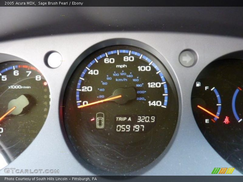 Sage Brush Pearl / Ebony 2005 Acura MDX