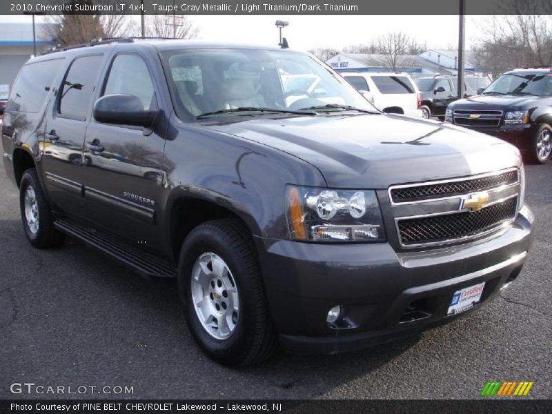 Taupe Gray Metallic / Light Titanium/Dark Titanium 2010 Chevrolet Suburban LT 4x4