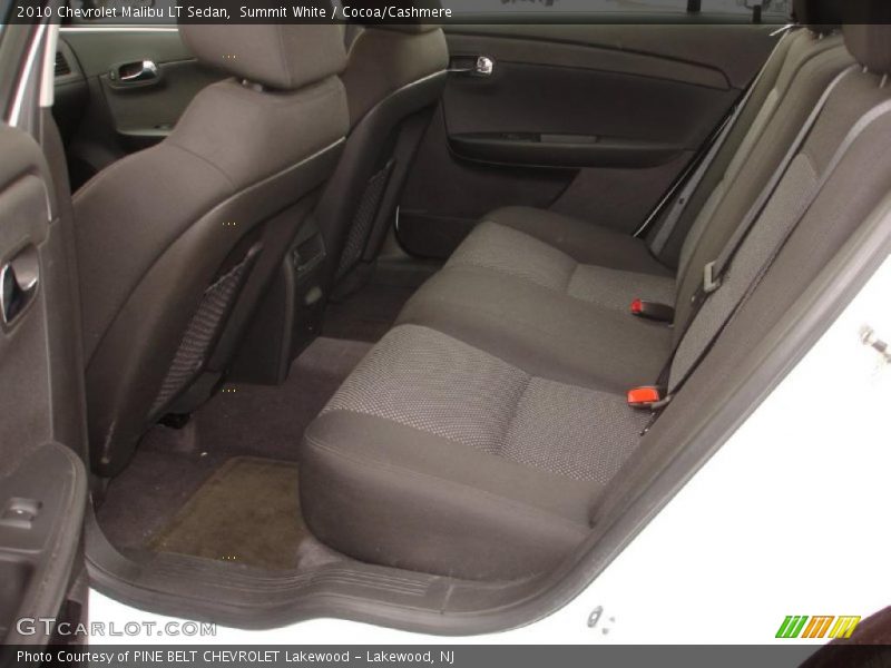 Summit White / Cocoa/Cashmere 2010 Chevrolet Malibu LT Sedan