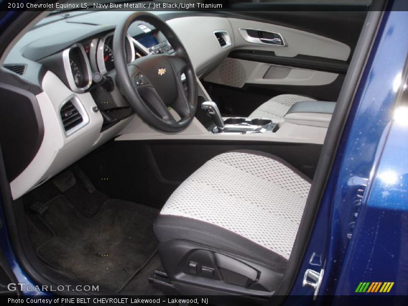 Navy Blue Metallic / Jet Black/Light Titanium 2010 Chevrolet Equinox LS