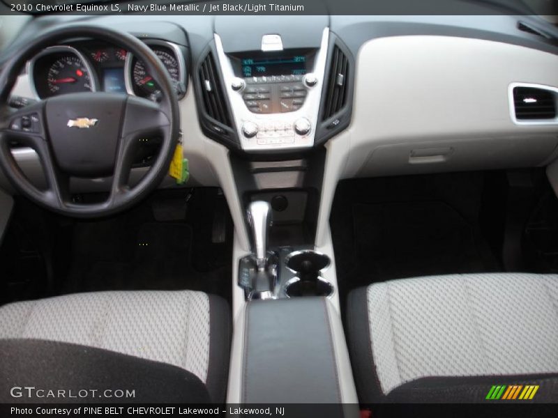 Navy Blue Metallic / Jet Black/Light Titanium 2010 Chevrolet Equinox LS