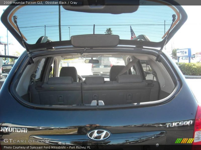 Obsidian Black / Gray 2008 Hyundai Tucson GLS