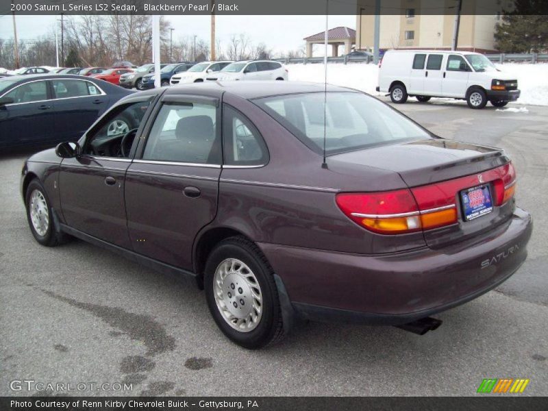 Blackberry Pearl / Black 2000 Saturn L Series LS2 Sedan