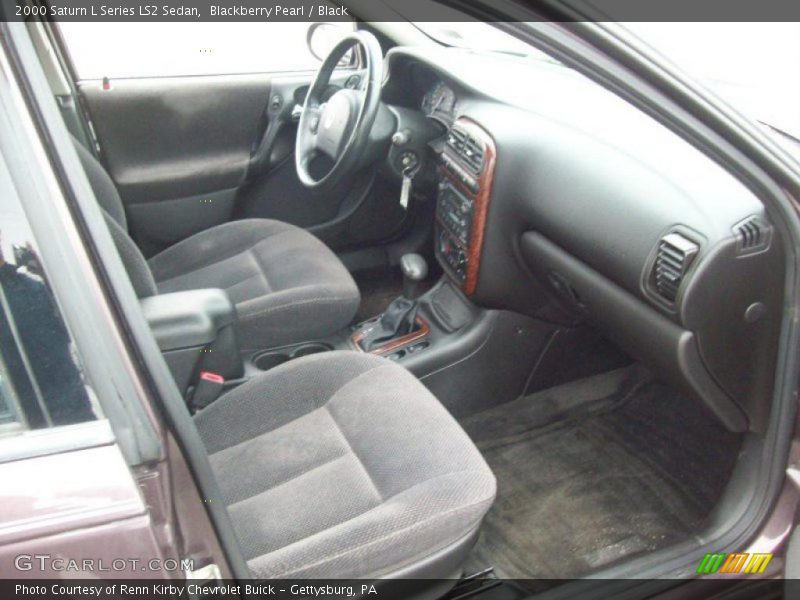 Blackberry Pearl / Black 2000 Saturn L Series LS2 Sedan