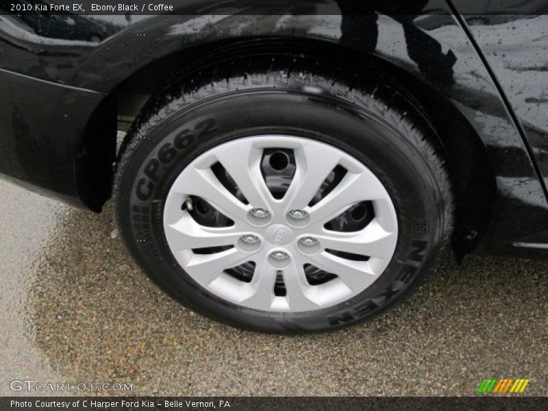 Ebony Black / Coffee 2010 Kia Forte EX