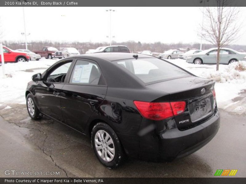 Ebony Black / Coffee 2010 Kia Forte EX