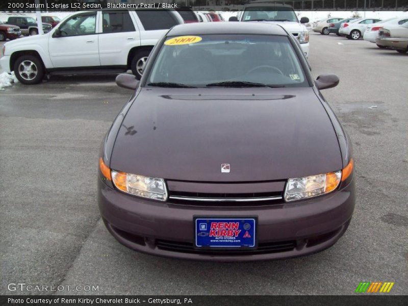 Blackberry Pearl / Black 2000 Saturn L Series LS2 Sedan