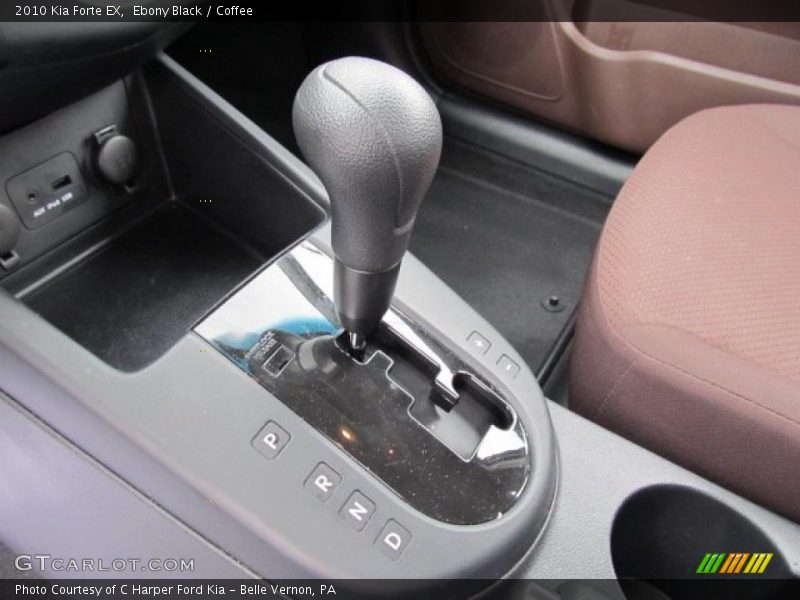 Ebony Black / Coffee 2010 Kia Forte EX