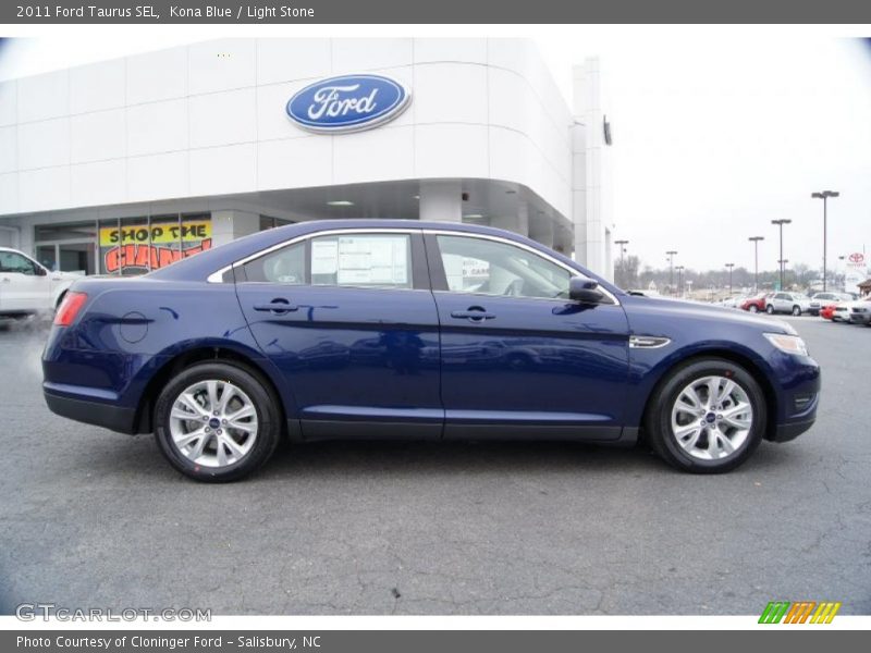Kona Blue / Light Stone 2011 Ford Taurus SEL