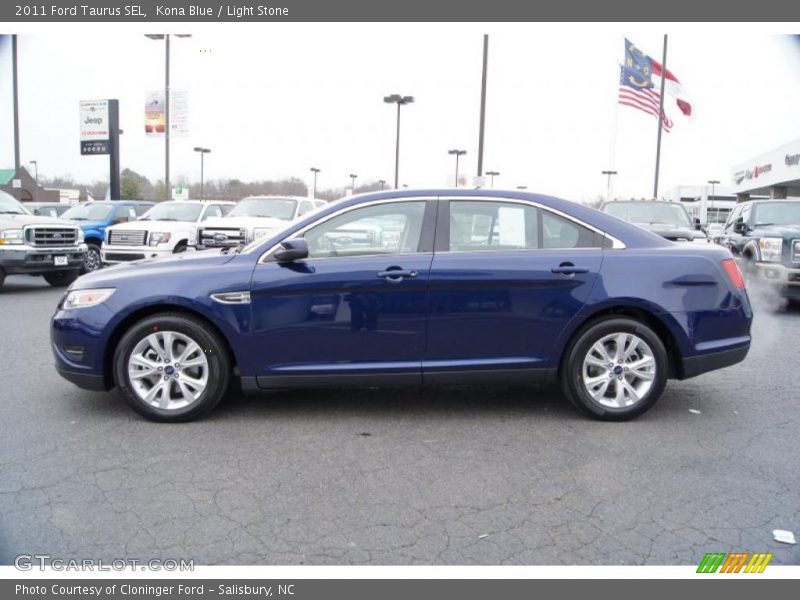 Kona Blue / Light Stone 2011 Ford Taurus SEL