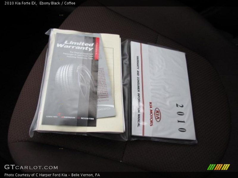 Ebony Black / Coffee 2010 Kia Forte EX