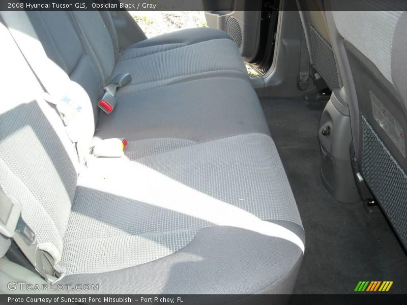 Obsidian Black / Gray 2008 Hyundai Tucson GLS