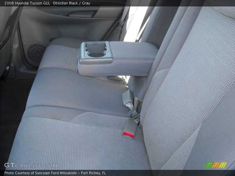 Obsidian Black / Gray 2008 Hyundai Tucson GLS