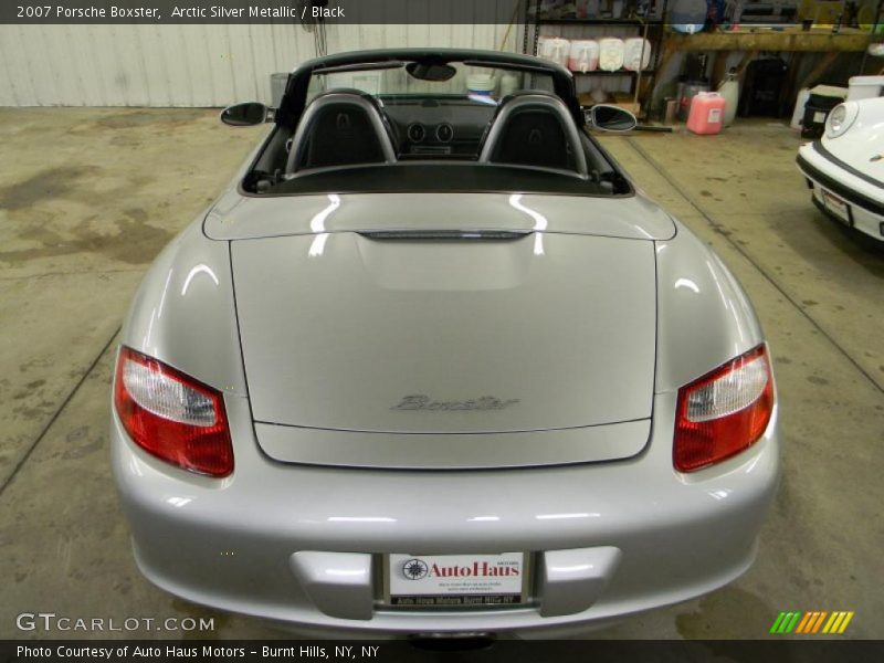 Arctic Silver Metallic / Black 2007 Porsche Boxster