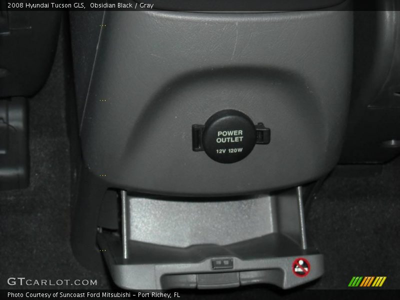 Obsidian Black / Gray 2008 Hyundai Tucson GLS