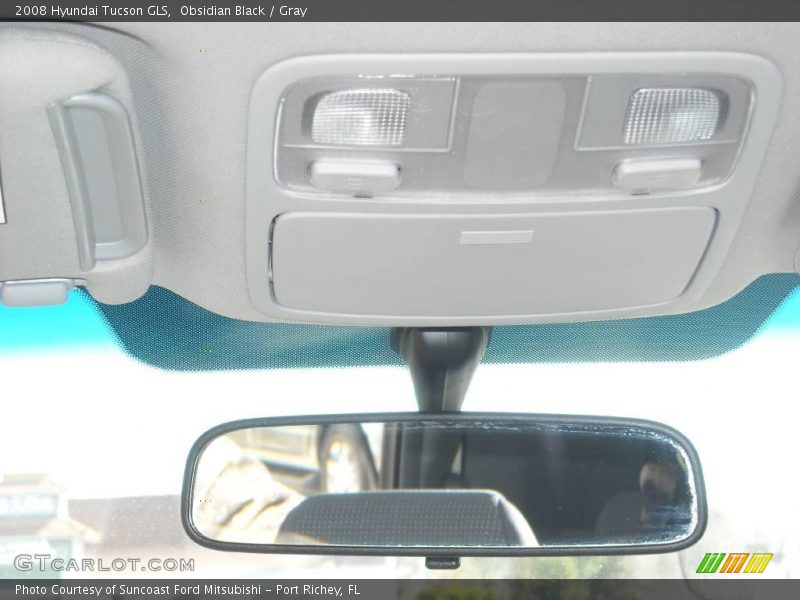 Obsidian Black / Gray 2008 Hyundai Tucson GLS