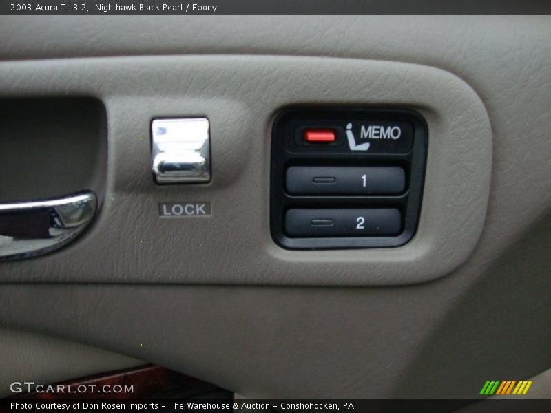Nighthawk Black Pearl / Ebony 2003 Acura TL 3.2
