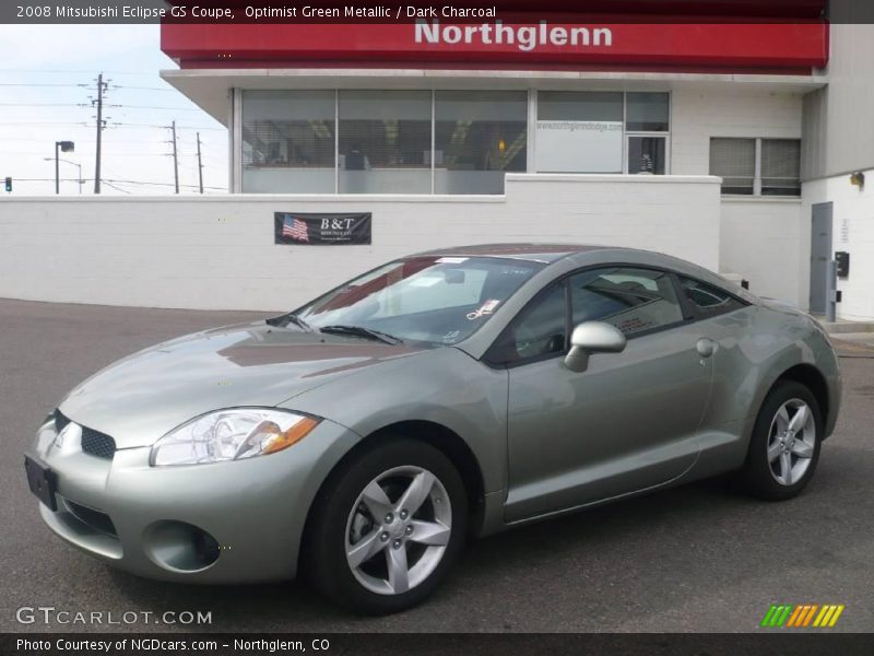 Optimist Green Metallic / Dark Charcoal 2008 Mitsubishi Eclipse GS Coupe