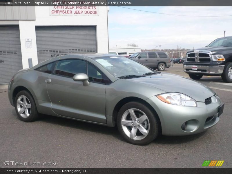 Optimist Green Metallic / Dark Charcoal 2008 Mitsubishi Eclipse GS Coupe