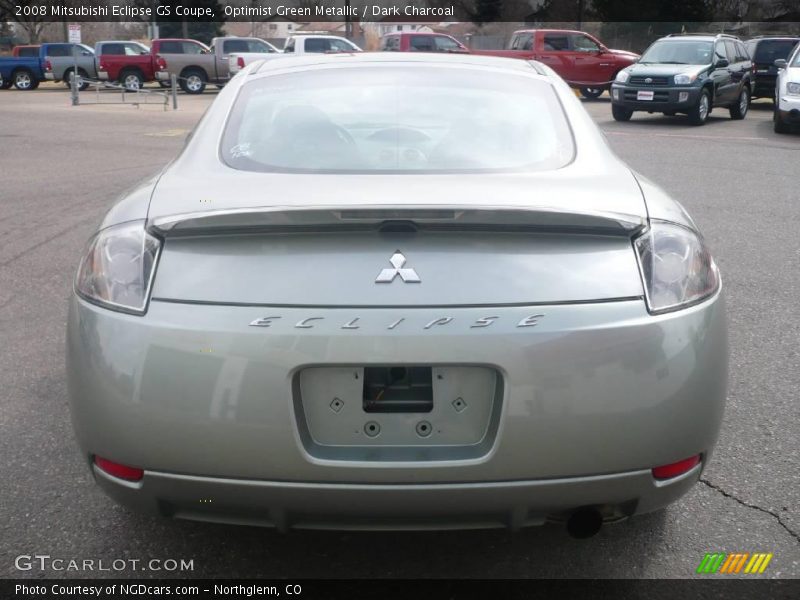 Optimist Green Metallic / Dark Charcoal 2008 Mitsubishi Eclipse GS Coupe