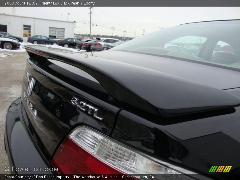 Nighthawk Black Pearl / Ebony 2003 Acura TL 3.2