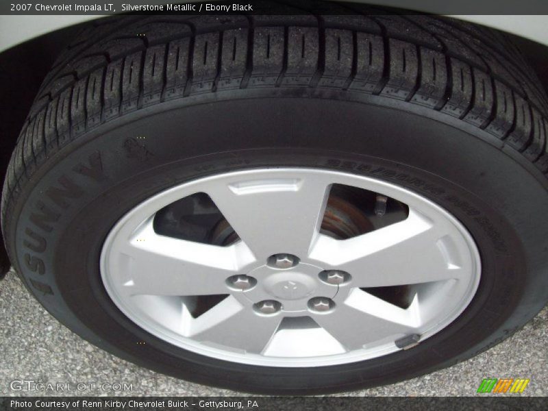 Silverstone Metallic / Ebony Black 2007 Chevrolet Impala LT