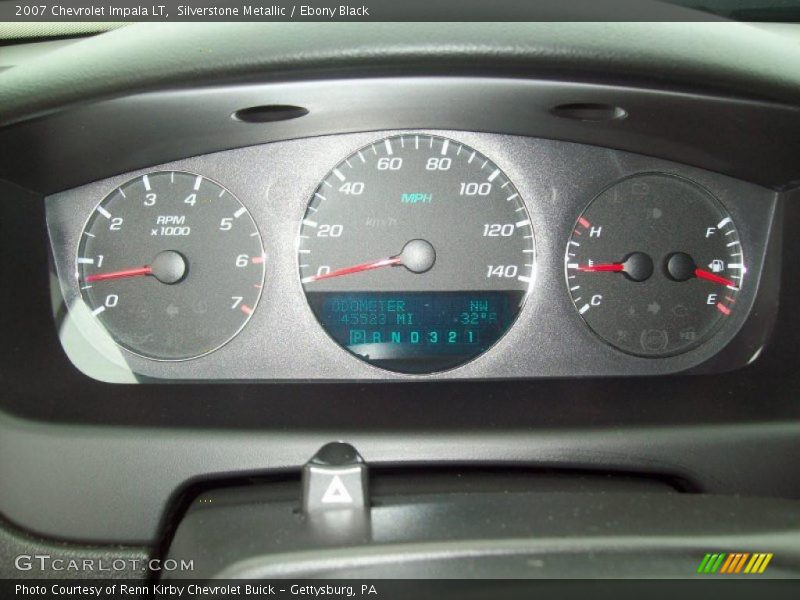 Silverstone Metallic / Ebony Black 2007 Chevrolet Impala LT