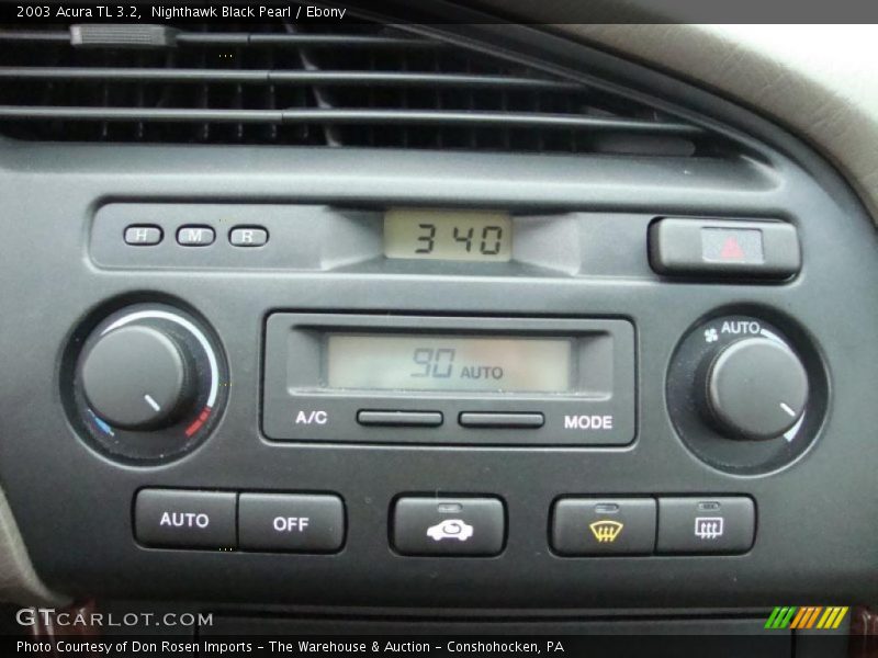 Nighthawk Black Pearl / Ebony 2003 Acura TL 3.2