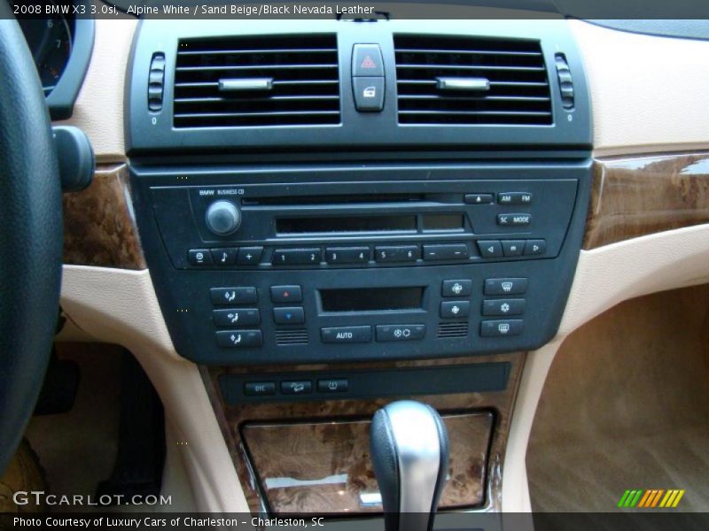 Alpine White / Sand Beige/Black Nevada Leather 2008 BMW X3 3.0si