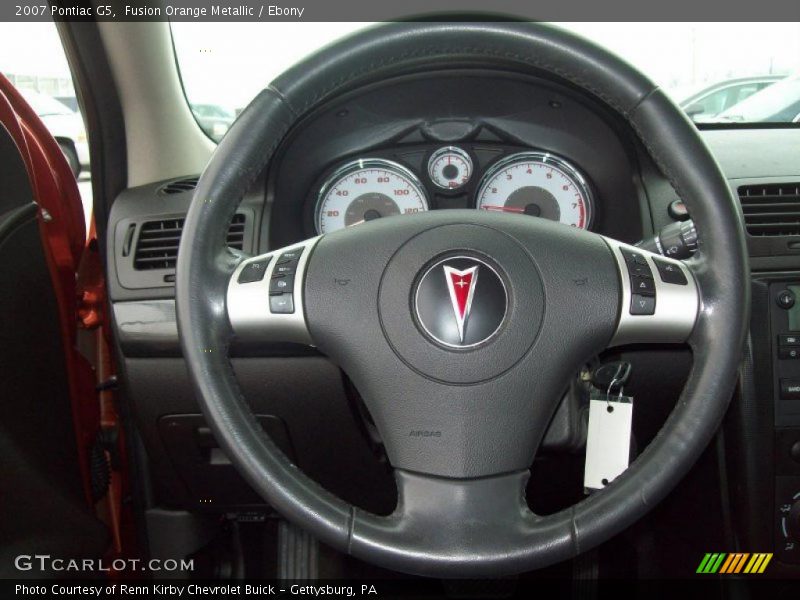 Fusion Orange Metallic / Ebony 2007 Pontiac G5