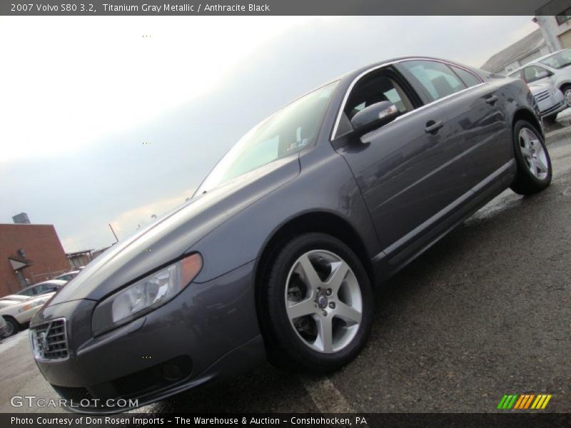 Titanium Gray Metallic / Anthracite Black 2007 Volvo S80 3.2