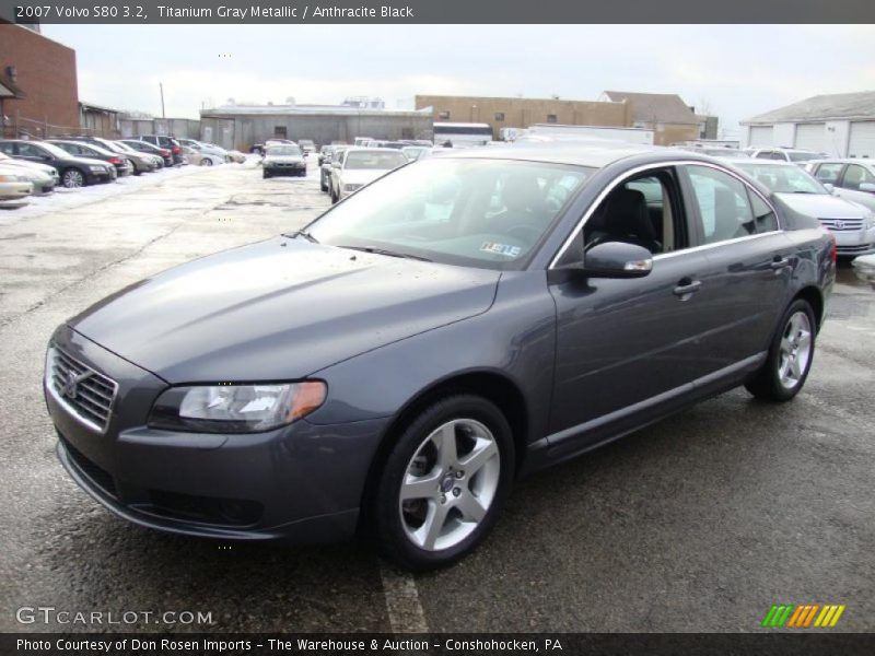 Titanium Gray Metallic / Anthracite Black 2007 Volvo S80 3.2