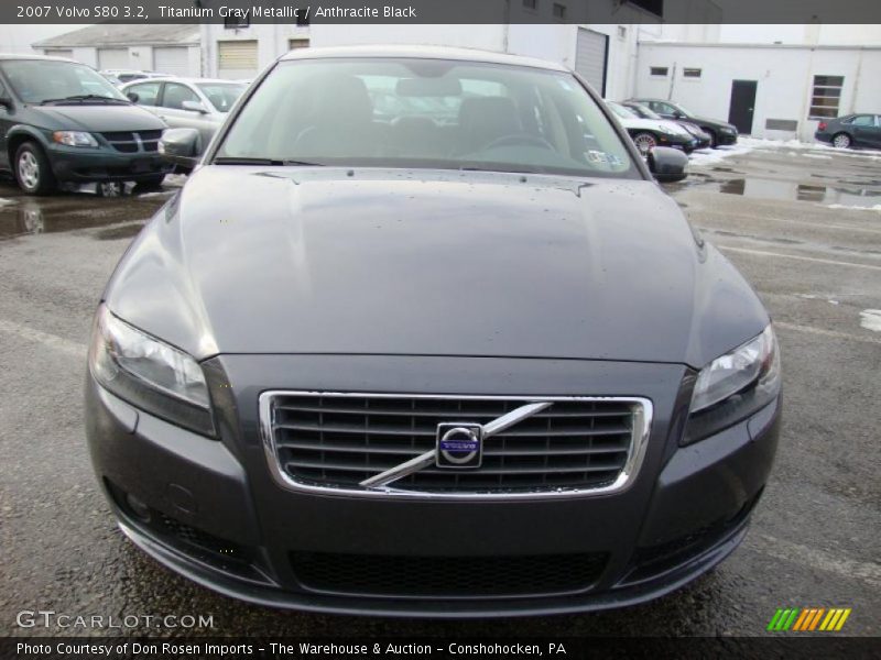 Titanium Gray Metallic / Anthracite Black 2007 Volvo S80 3.2